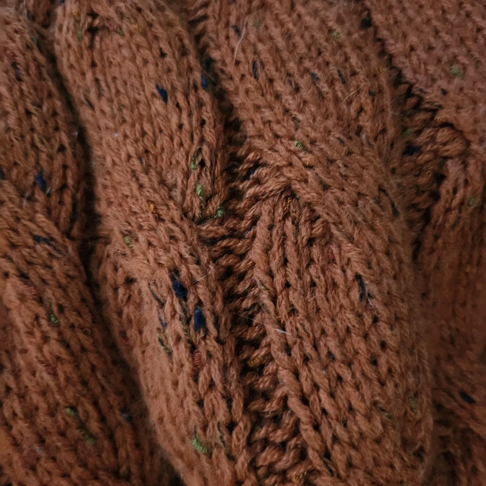 C.C. Cozy Burnt Orange Knit Infinity Scarf and Hat Set - Picture 6 of 6